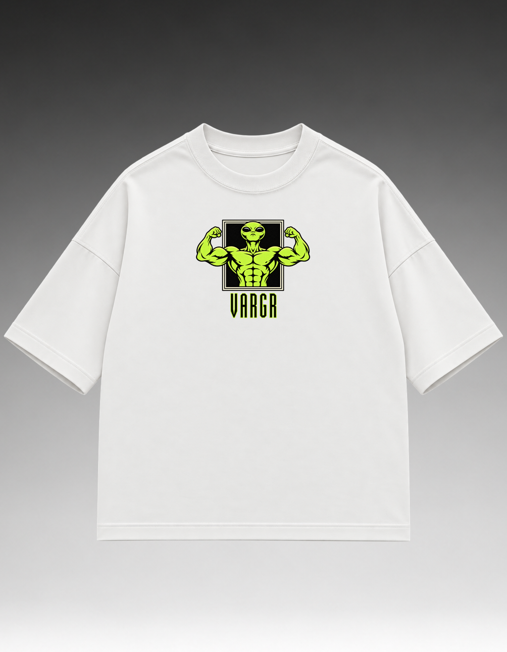 Camiseta Oversized - Alien na Barra