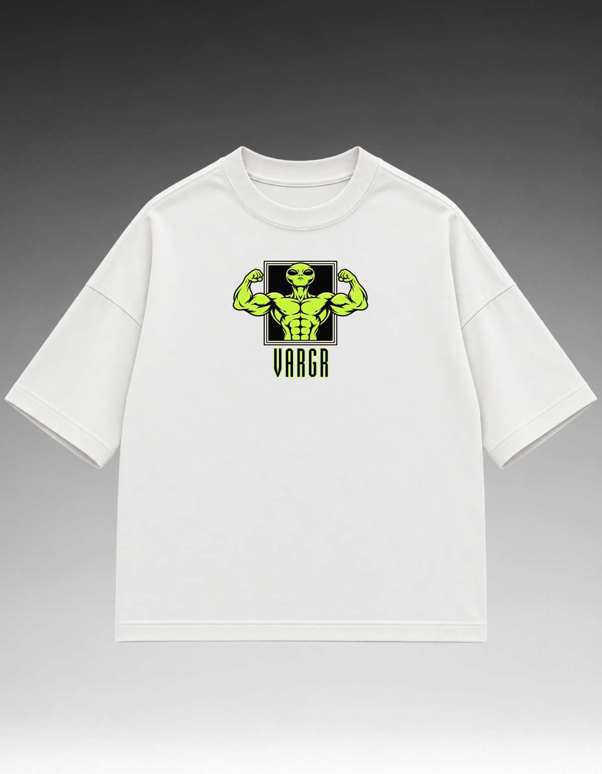 Camiseta Oversized - Alien na Barra