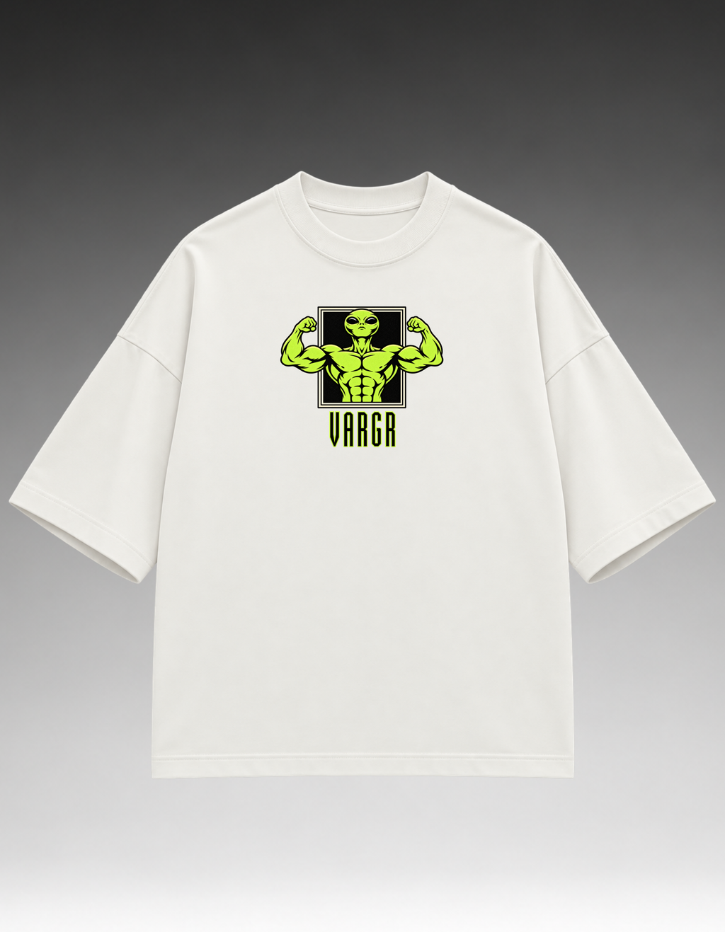 Camiseta Oversized - Alien na Barra