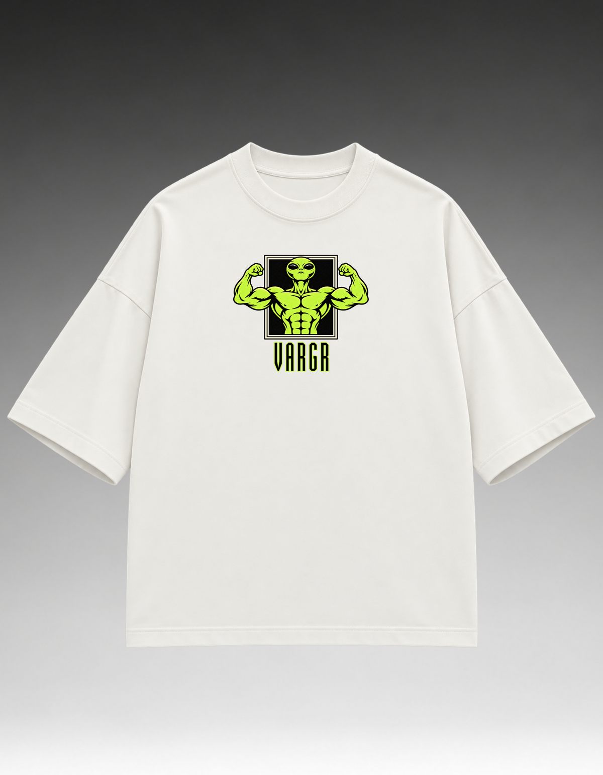 Camiseta Oversized - Alien na Barra