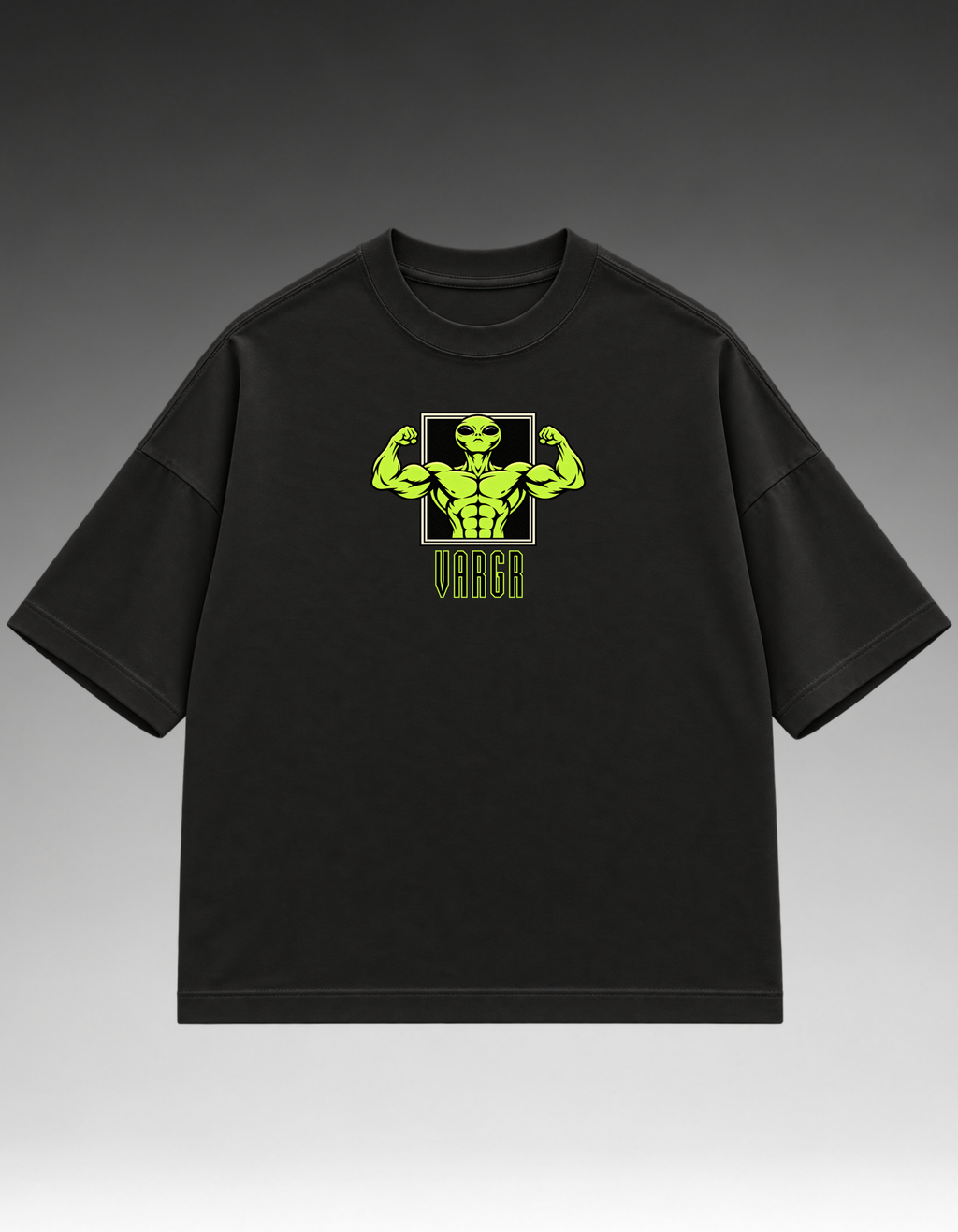 Camiseta Oversized - Alien na Barra