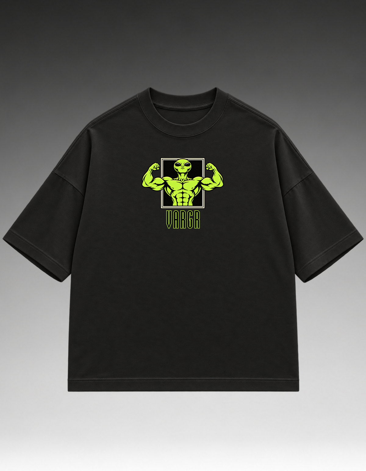 Camiseta Oversized - Alien na Barra