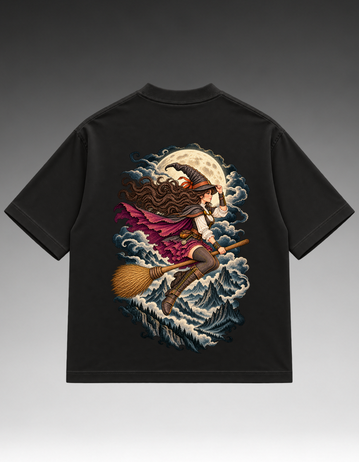 Camiseta Oversized - Bruxinha
