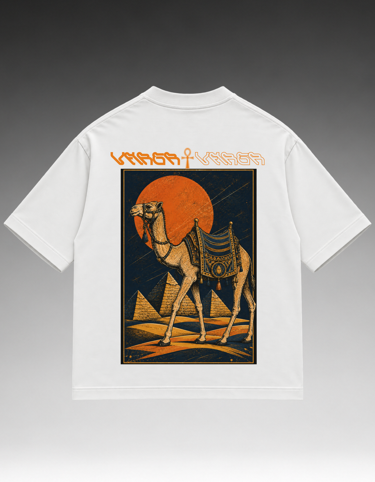 Camiseta Oversized - Camelo