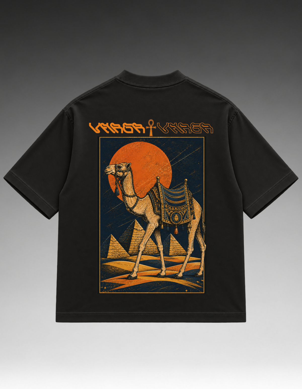 Camiseta Oversized - Camelo