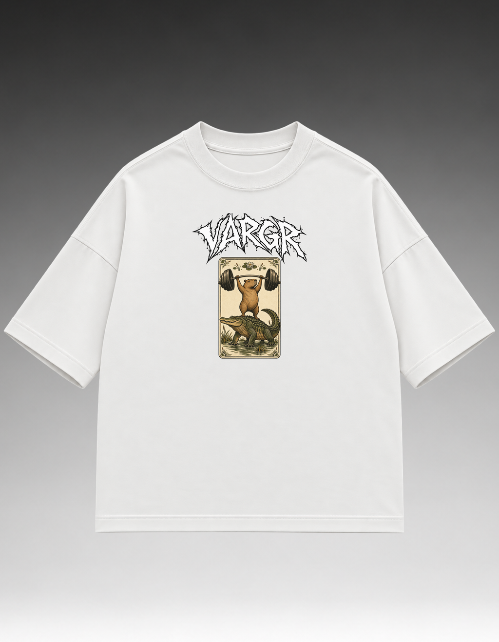 Camiseta Oversized - Capivara/Jacaré