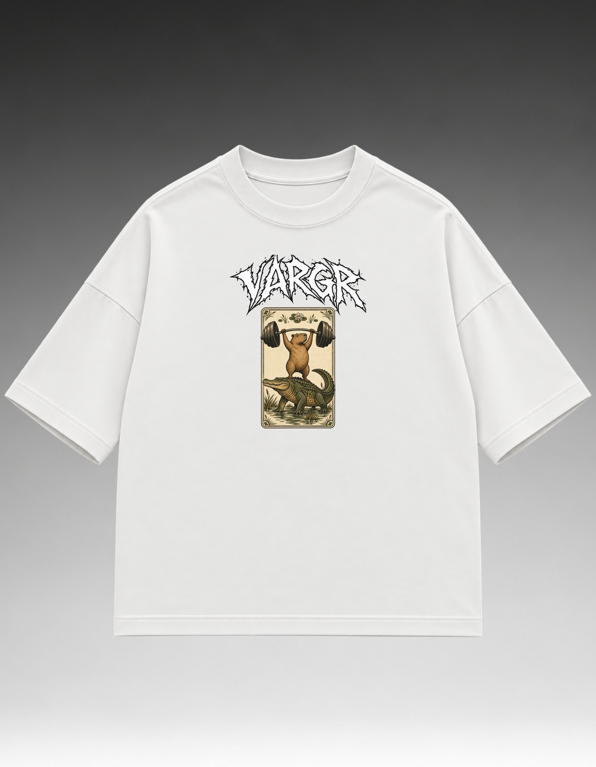 Camiseta Oversized - Capivara/Jacaré