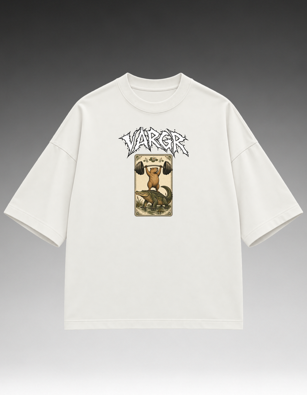 Camiseta Oversized - Capivara/Jacaré