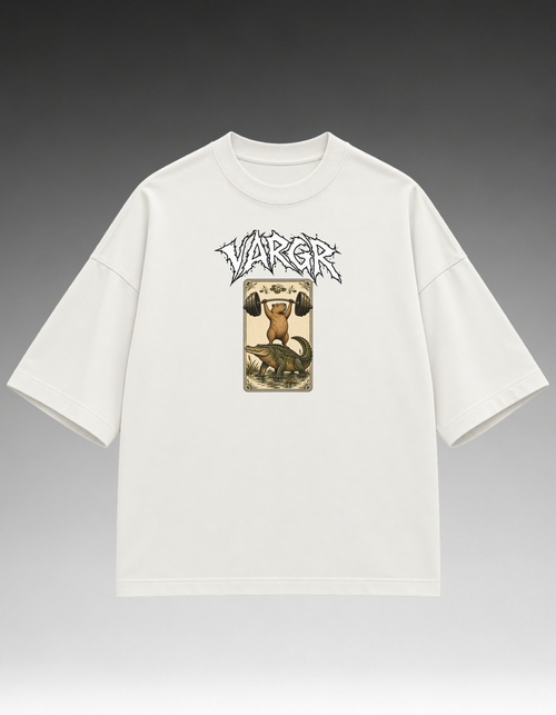 Camiseta Oversized - Capivara/Jacaré