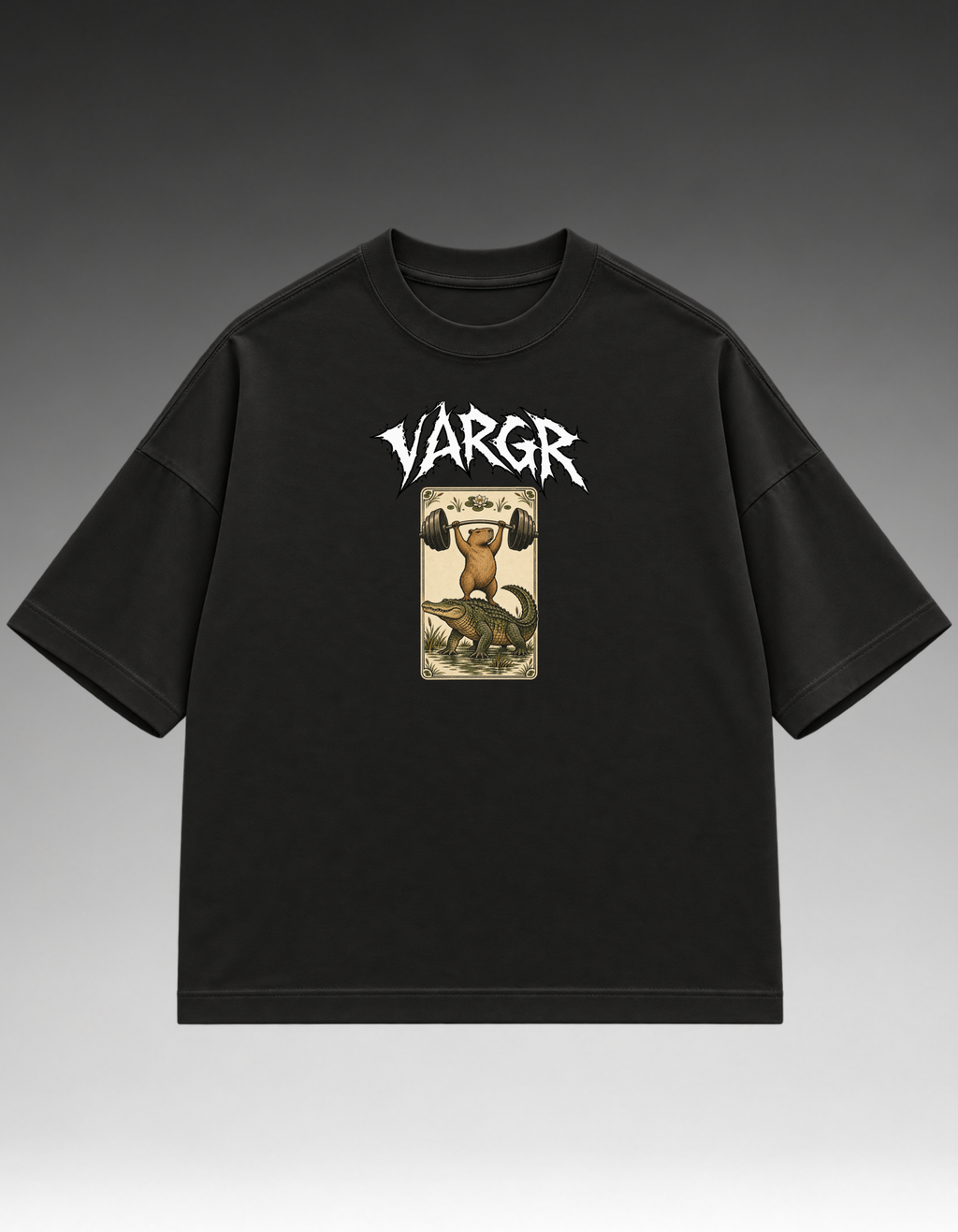 Camiseta Oversized - Capivara/Jacaré