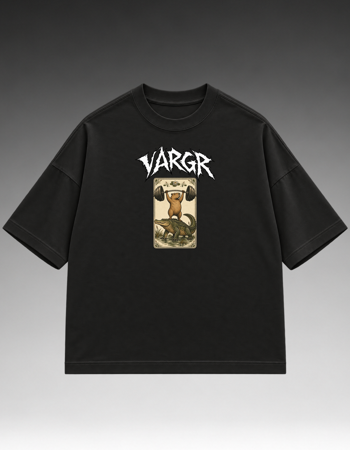 Camiseta Oversized - Capivara/Jacaré