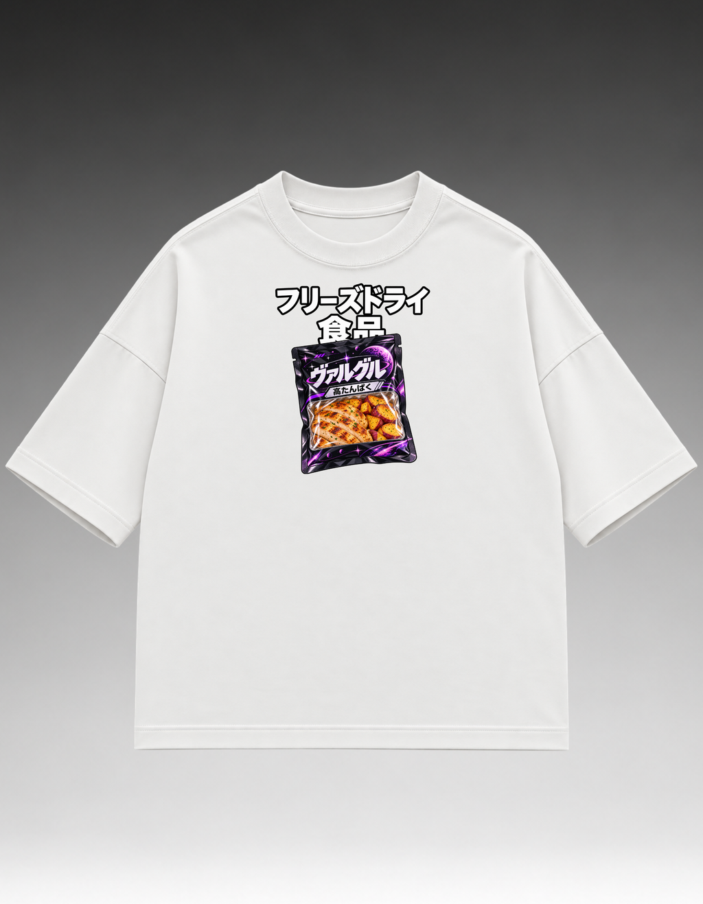 Camiseta Oversized - Comida Liofilizada
