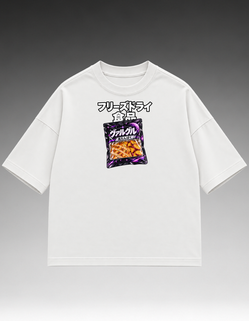 Camiseta Oversized - Comida Liofilizada